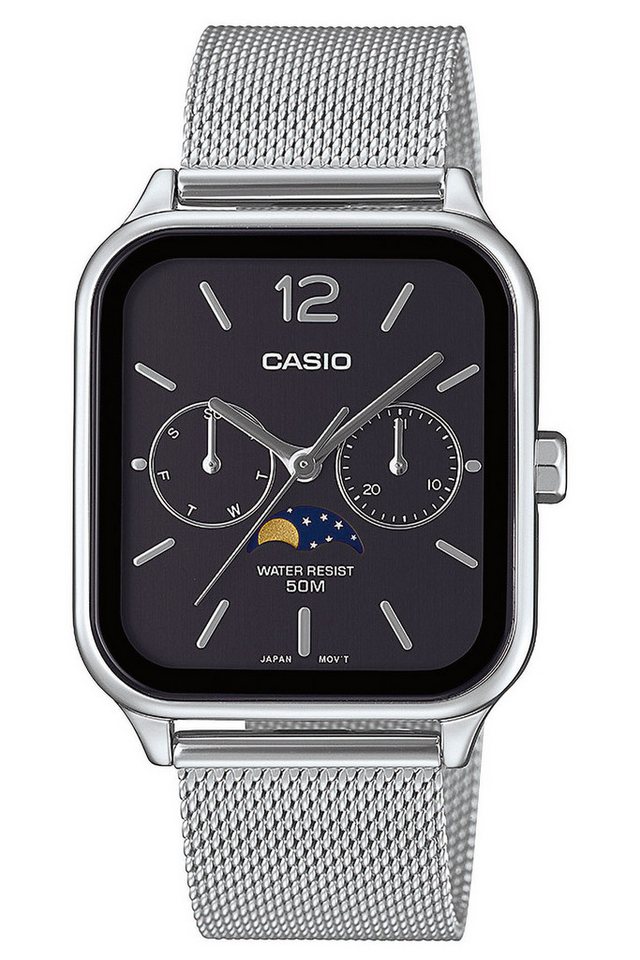 CASIO Quarzuhr Multifunktion mit Mondphase von CASIO