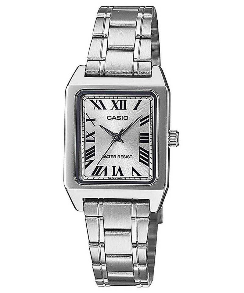 CASIO Quarzuhr Rechteckig Stahl von CASIO