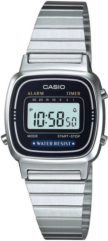CASIO Quarzuhr Vintageuhr für Damen und Herren - Casio Modell: LA670WEA-1EF von CASIO