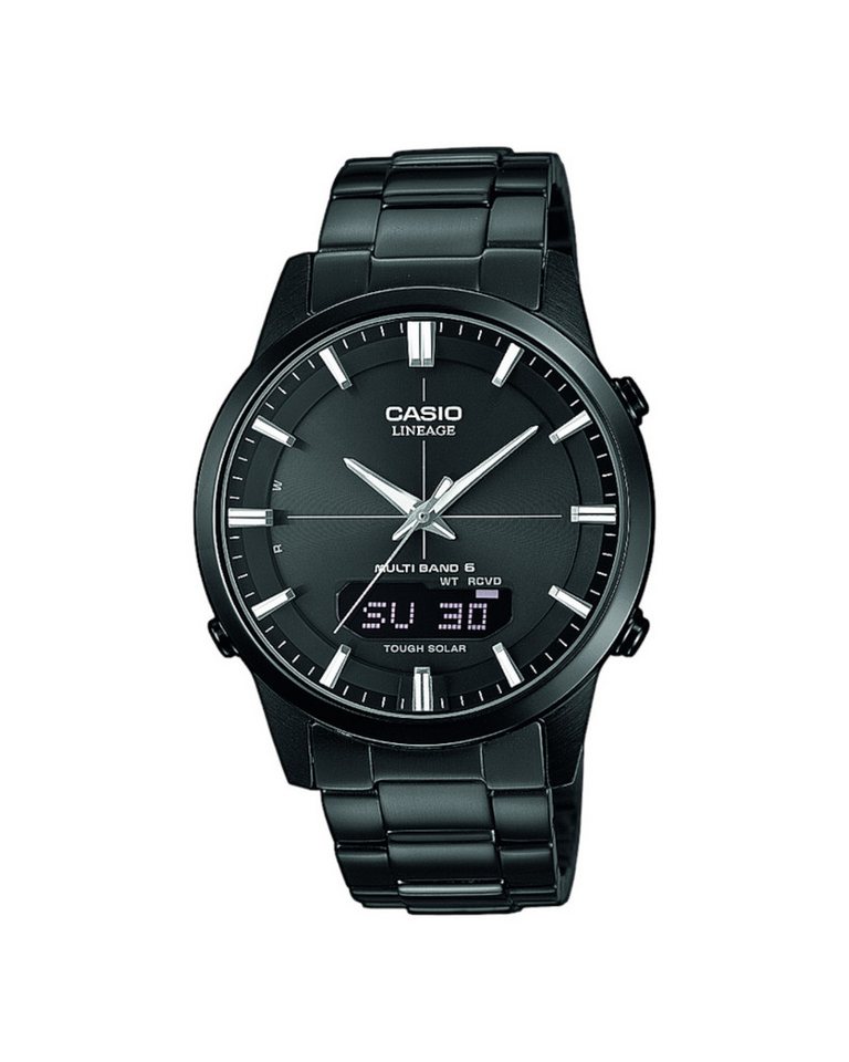 CASIO Solaruhr, Casio Herren Uhr Solar und Funkuhr Saphirglas LCW-M170DB-1AER von CASIO