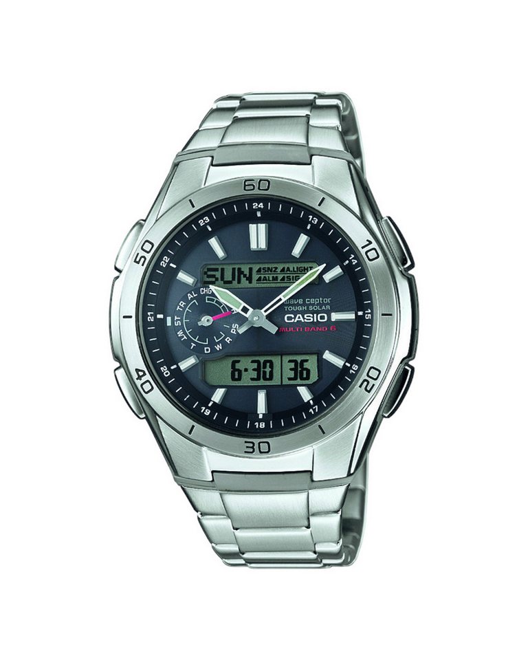 CASIO Solaruhr, Casio Wave Solar-und Funkuhr WVA-M650D-1AER von CASIO