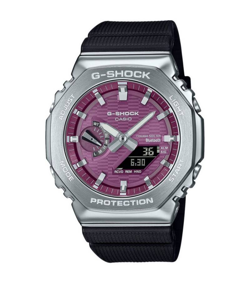 CASIO Solaruhr Casio G-shock Herrenuhr GBM-2100A-4B Edelstahl, Bluetooth, Solar, (1-tlg) von CASIO