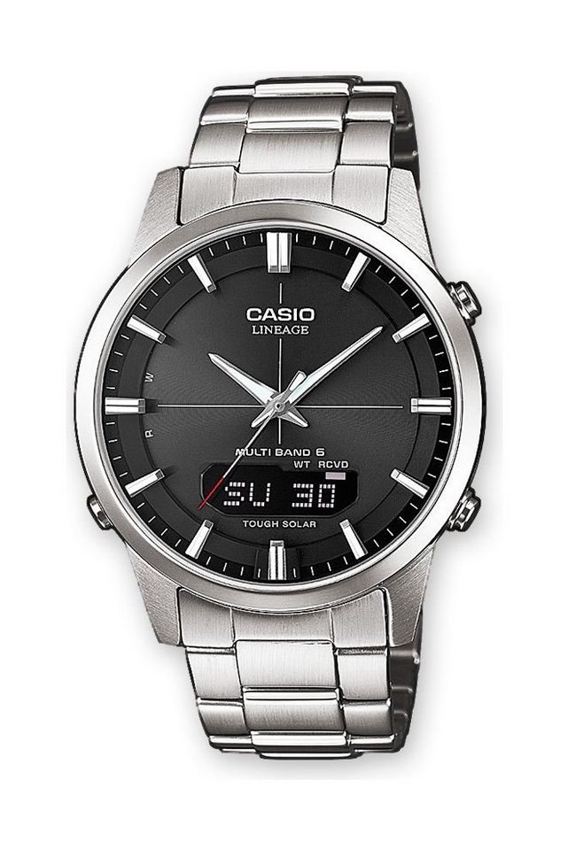 CASIO Solaruhr Wave Ceptor, mit Datumanzeige, Chronograph, Beleuchtung von CASIO