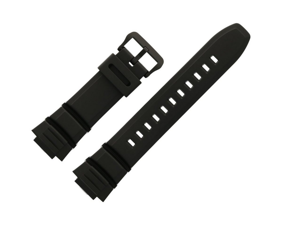 CASIO Uhrenarmband 14mm Kunststoff Schwarz MCW-110H von CASIO