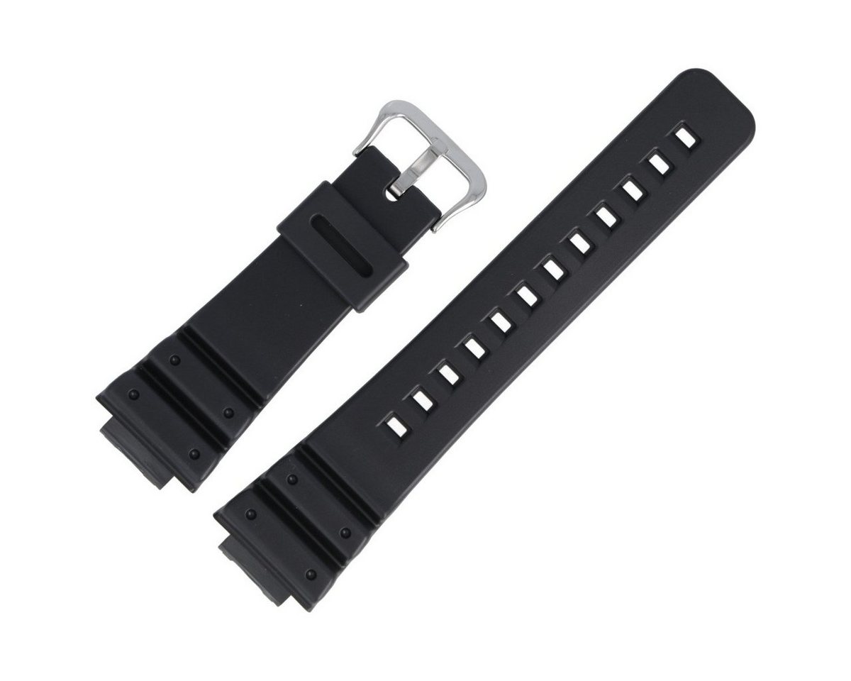 CASIO Uhrenarmband 16mm Kunststoff Schwarz DW-5300 von CASIO
