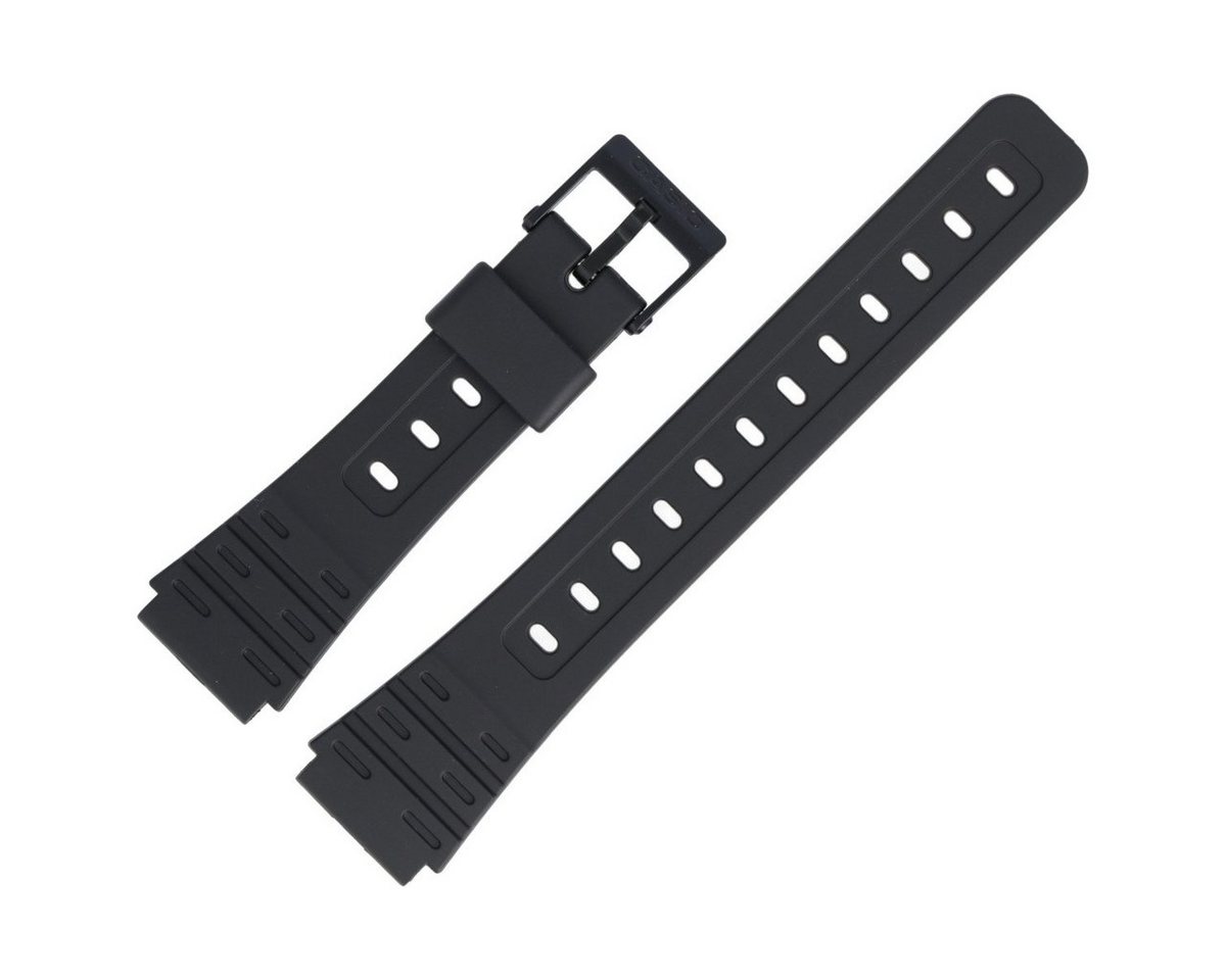 CASIO Uhrenarmband 18mm Kunststoff Schwarz JC-30 von CASIO