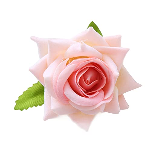 Blumen-Haarnadel, Blumen-Haarspange für Damen, Rosen-Brosche, Haarspange, Blumenbrosche, Brosche, Brosche, Anstecknadel, Blumenbrosche für Frauen von CASNO