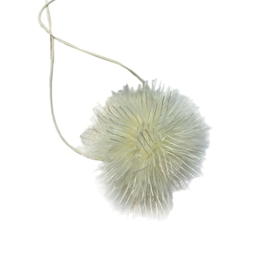 CASNO Halsketten, einzigartige Blumen-Choker-Halskette, stilvolle Blumenform, Schlüsselbeinkette, modischer Schmuck, Blütenanhänger, Halskette, Gaze von CASNO