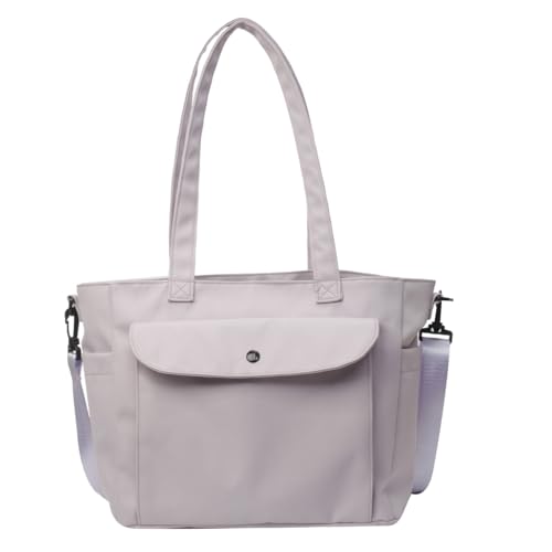 CASNO Taschen für Damen, 2024 Einkaufstasche, Schultertaschen, große Kapazität, Kuriertasche, Nylon, Crossbody-Tasche für Mädchen, Studenten, Schultasche, Handtasche, violett von CASNO