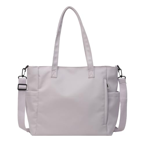 CASNO Taschen für Damen, Kuriertasche, große Kapazität, Schultasche, Nylon, Crossbody, Umhängetaschen, spritzwassergeschützt, Einkaufstaschen für Mädchen und Frauen Handtasche, violett von CASNO