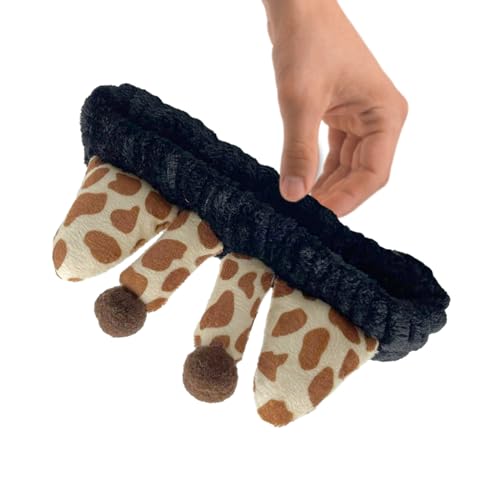 Haarband mit Cartoon-Giraffen-Design, weiches Haarband für Damen, Mädchen, Make-up, Dusche, Haar-Accessoires, Giraffen-Haarband, Giraffen-Stirnband, Giraffen-Stirnband, Giraffen-Stirnband, von CASNO