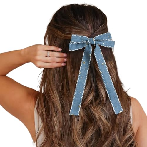 Haarspange mit Spitzenband und Schleife, für Mädchen, Haarspangen, Frühlings-Haarspange, elegante Haarstyling-Dekoration, Haarspange für den täglichen Gebrauch von CASNO