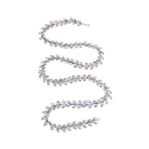 Hochzeits-Stirnband, Hochzeitshaar, Weinrebe, Braut-Stirnband, Kopfschmuck, Haarschmuck für Damen, Brautjungfer, Blumenmädchen, Brautschmuck, Hochzeits-Kopfschmuck von CASNO