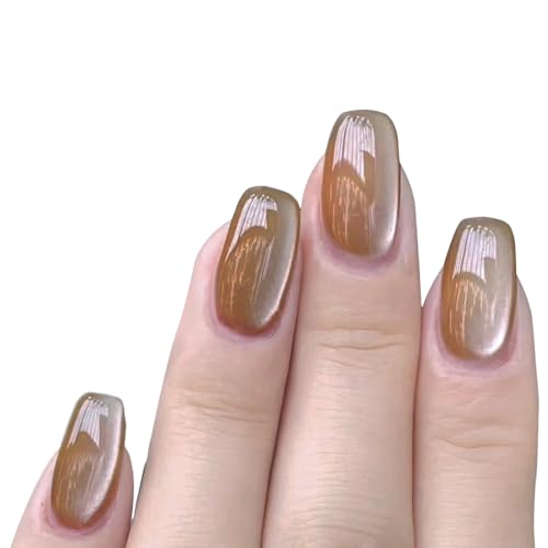 Shimmering Cat Eye Gel-Nagellack, UV-LED, Soak-Off-Lack, für Damen und Mädchen, Geschenk, Katzenaugen-Gel von CASNO