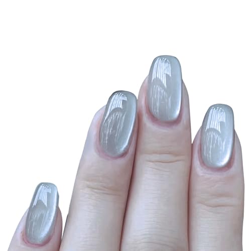 Shimmering Cat Eye Gel-Nagellack, UV-LED, Soak-Off-Lack, für Damen und Mädchen, Geschenk, Katzenaugen-Gel von CASNO