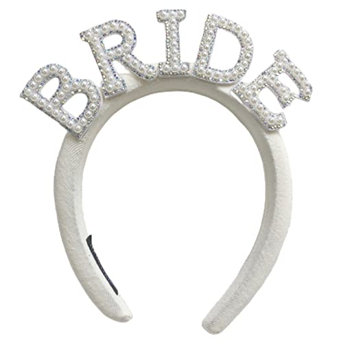 Vintage-Stirnband für Damen, Hochzeit, Party, Kopfschmuck, Brautparty, Haarband, Junggesellinnenabschied, Zubehör, Braut-Haarband für Hochzeitsbraut von CASNO