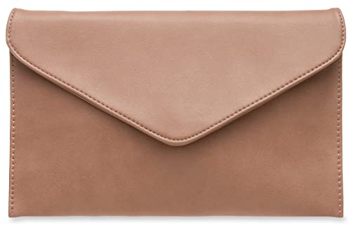 Caspar TA310 Damen Clutch, Farbe:altrosa, Accessoires:One Size von Caspar
