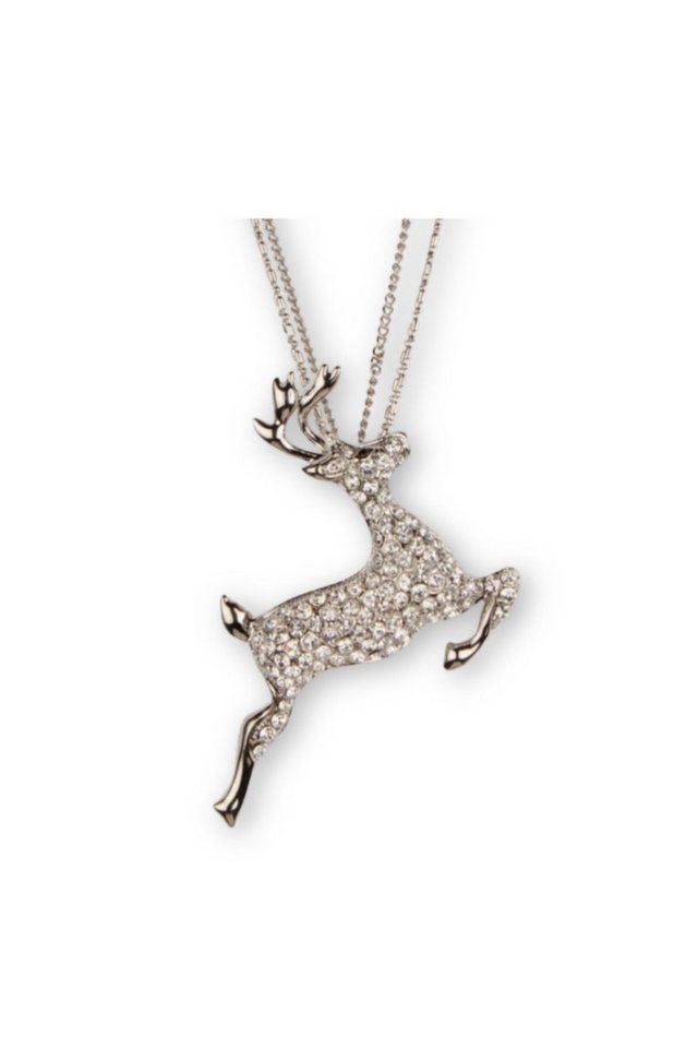 CASSANDRA Kette mit Anhänger Trachtenkette - EDELHIRSCH - gold, silber von CASSANDRA