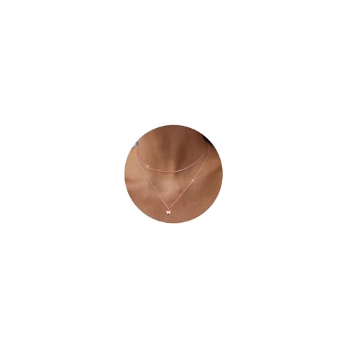 CASSIECA 2 Stück Herz Halskette Damen Silber 925 Kette Herz für Frauen Mädchen Süßes Silberkette Damen mit Herz Anhänger Rosegold Herzkette Schmuck Weihnachten Geburtstag Geschenke CASSIECA 2 Stück Herz Halskette Damen Silber 925 Kette Herz für Frauen Mädchen Süßes Silberkette Damen mit Herz Anhänger Rosegold Herzkette Schmuck Weihnachten Geburtstag Geschenke von CASSIECA