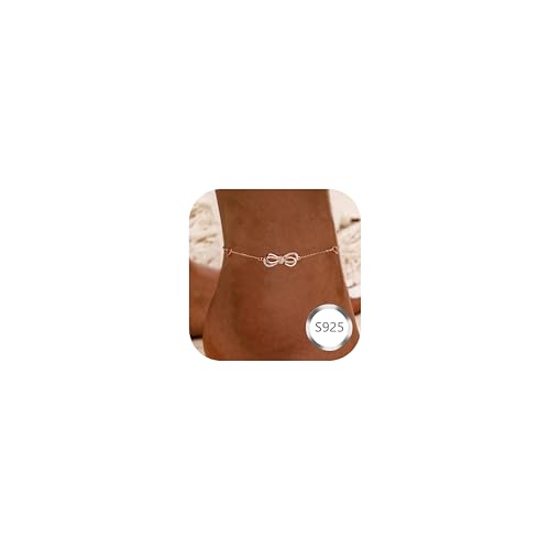 CASSIECA Fußkette Damen Silber 925, Fussketten für Frauen Einstellbar Geschichtet Wasserdicht Fußkettchen Damen Rose Gold Schleife Fußkettchen Fußschmuck Silber CASSIECA Fußkette Damen Silber 925, Fussketten für Frauen Einstellbar Geschichtet Wasserdicht Fußkettchen Damen Rose Gold Schleife Fußkettchen Fußschmuck Silber von CASSIECA