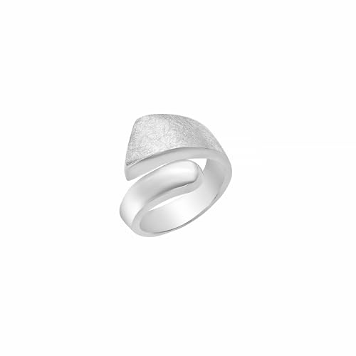 Cassini, Damen Ring aus 925er Sterling Silber, hochwertig verarbeitet & geschwungenes 2RSA60X1 von CASSINI Sterling Silver
