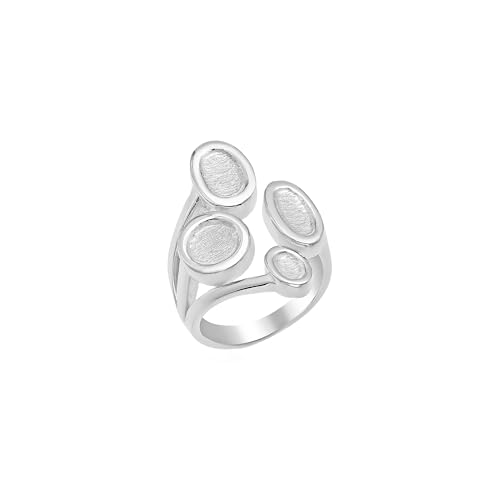 Cassini, breiter Damen Ring in Korallen Optik, aus 925er Sterling Silber, hochglanzpoliert 2RMN64X1 Cassini, breiter Damen Ring in Korallen Optik, aus 925er Sterling Silber, hochglanzpoliert 2RMN64X1 von CASSINI Sterling Silver