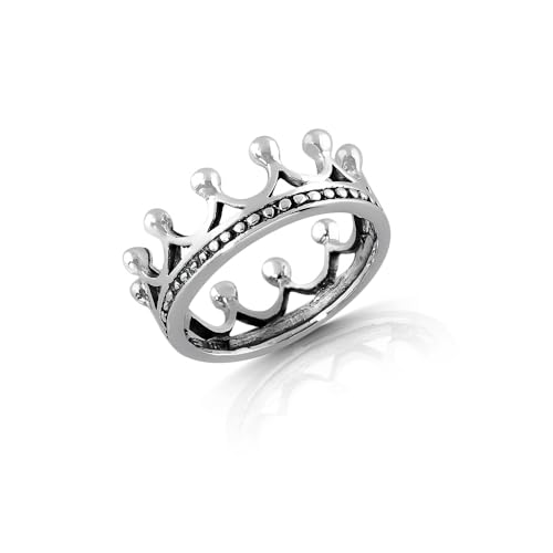 Cassini Damenring 925 Sterling Silber oxidiert Kronenring für Frauen massiv handgefertigt Vintage Design antiallergisch nickelfrei eleganter Silberring als Geschenk Schmuckidee 3RAJ58 Cassini Damenring 925 Sterling Silber oxidiert Kronenring für Frauen massiv handgefertigt Vintage Design antiallergisch nickelfrei eleganter Silberring als Geschenk Schmuckidee 3RAJ58 von CASSINI Sterling Silver