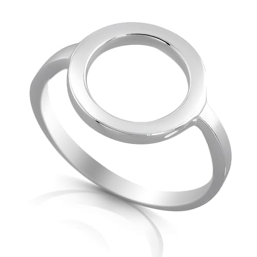 Cassini Damen Ring Kreis des Lebens 925 Sterling Silber – Ringgröße 54, Schmal, poliert, nickelfrei & antiallergisch – Eleganter Silberring für jeden Anlass – Symbolischer Schmuck für Frauen, 3_RAH54 Cassini Damen Ring Kreis des Lebens 925 Sterling Silber – Ringgröße 54, Schmal, poliert, nickelfrei & antiallergisch – Eleganter Silberring für jeden Anlass – Symbolischer Schmuck für Frauen, 3_RAH54 von CASSINI Sterling Silver