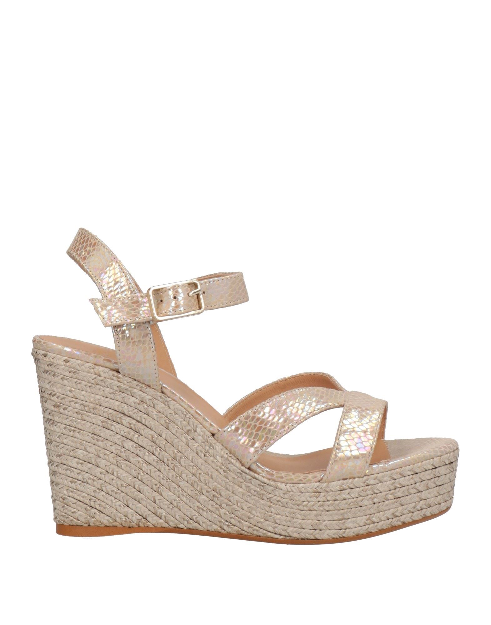 CASTAÑER Espadrilles Damen Platin von CASTAÑER