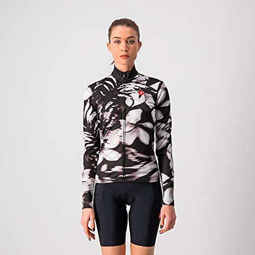 CASTELLI 4521528-101 Unlimited W TH. JR Sweatshirt Women's Schwarz-Weiss XL von CASTELLI