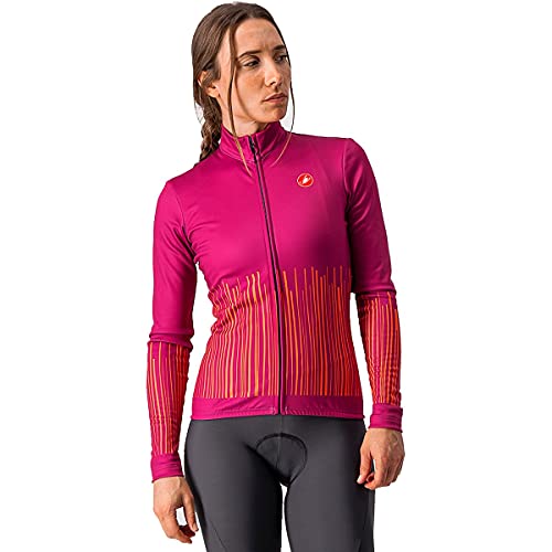 CASTELLI 4521532-028 SORPRESA Jersey FZ Sweatshirt Women's Magenta/Orange L von CASTELLI