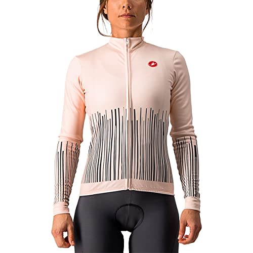 CASTELLI 4521532-594 SORPRESA Jersey FZ Sweatshirt Women's Weiches Rosa/Dunkelgrau XL von CASTELLI