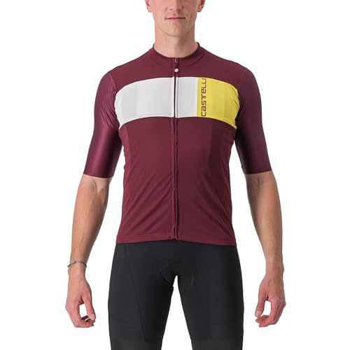 CASTELLI 4522023-421 PROLOGO 7 Jersey T-Shirt Men's Bordeaux/Elfenbeinpassion Frucht L von CASTELLI