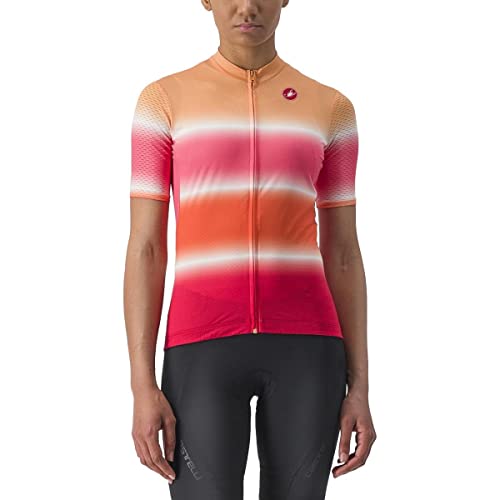 CASTELLI 4522060-866 Dolce Jersey T-Shirt Women's Weicher Orange/Hibiskus M von CASTELLI