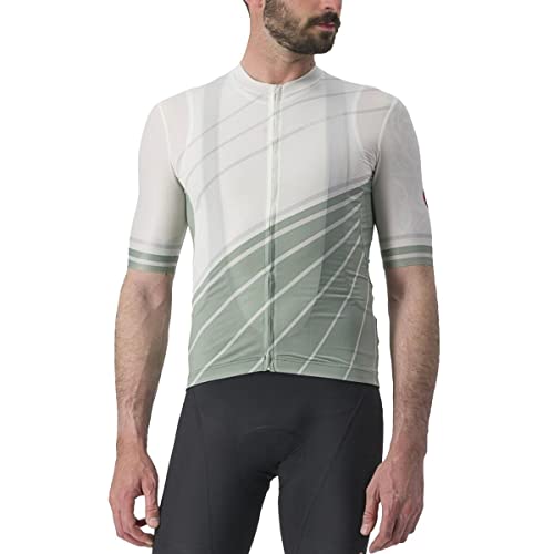 CASTELLI 4523014-065 Speed Strada Jersey T-Shirt Men's Elfenbein/Verteidiger grün XL von CASTELLI