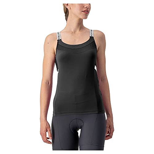 CASTELLI 4523045-085 BAVETTE TOP T-Shirt Women's Helles schwarz/elfenbeinfarben M von CASTELLI