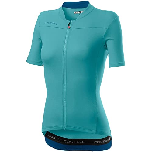 CASTELLI Damen Anima 3 Jersey T-Shirt, Celeste/Marine Blue, Medium von CASTELLI