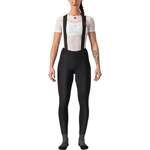 CASTELLI Damen Free Aero Rc W Dt Bibtight Leggings, Schwarz, S EU von CASTELLI