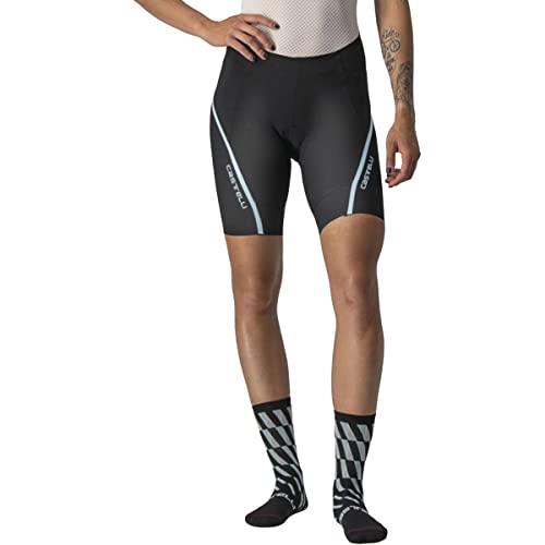 CASTELLI Damen Velocissima 3 Shorts, Black/Skylight, M EU von CASTELLI