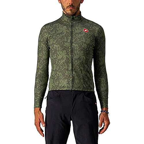 CASTELLI Herren Unlimited Th Jersey Sweatshirt, Military Green/Light Military, XL EU von CASTELLI