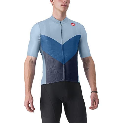 CASTELLI Men's Endurance PRO 2 Jersey T-Shirt, Azure/Belgier Blau, XL von CASTELLI