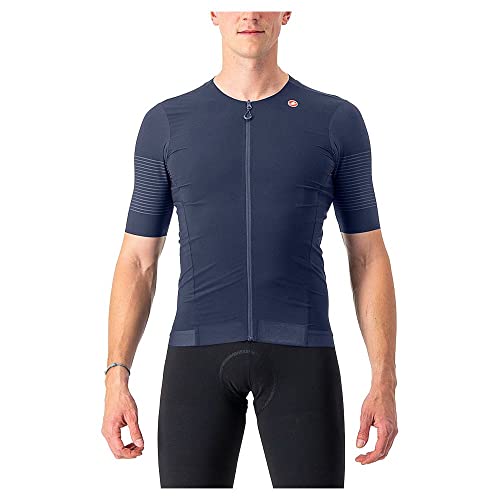 CASTELLI Men's Premio Black Jersey T-Shirt, Belgischer Blau, Large von CASTELLI