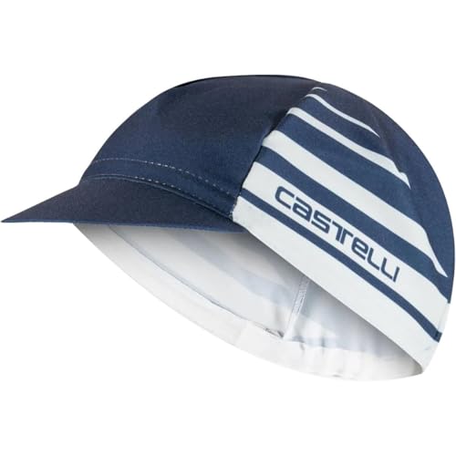CASTELLI Unisex Classico Cap Radkappe, Belgian Blau/Silbergrau, One Size von CASTELLI