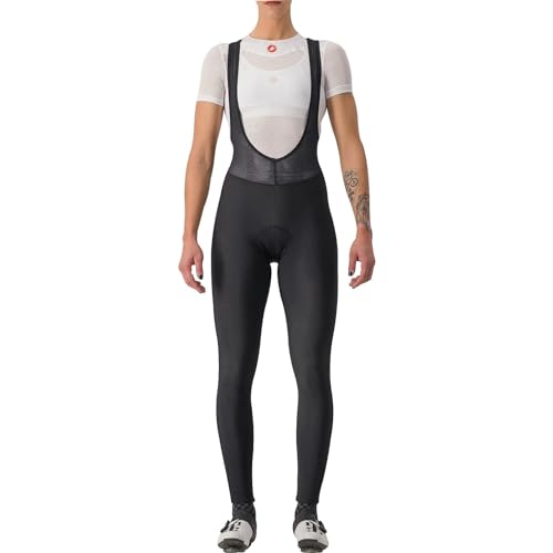 CASTELLI Unisex Entrata W Bibtight Kurze Radlerhose, Schwarz, L von CASTELLI