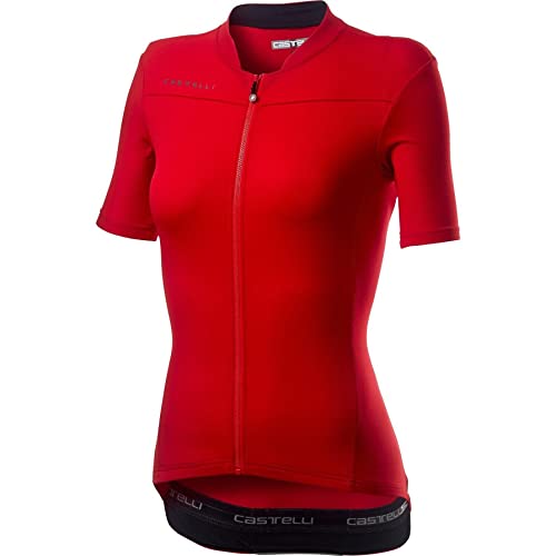 CASTELLI Women's Anima 3 Jersey Sweatshirt, Rot schwarz, L von CASTELLI