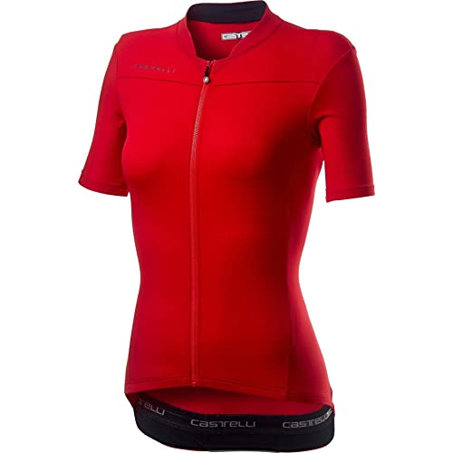 CASTELLI Women's Anima 3 Jersey Sweatshirt, Rot schwarz, XL von CASTELLI