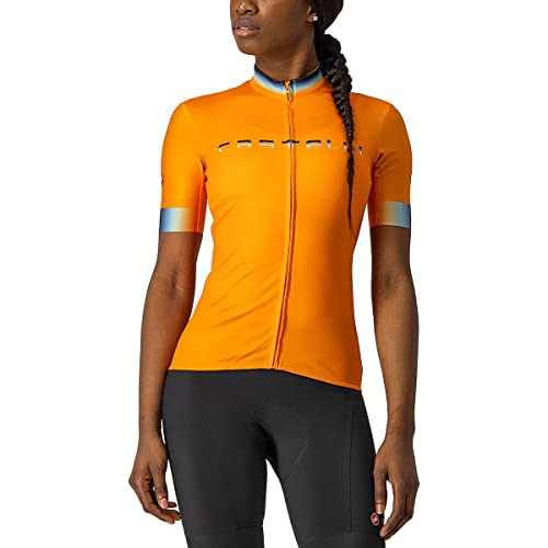 CASTELLI Women's Gradient Jersey Sweatshirt, Pop Orange, X-Large von CASTELLI