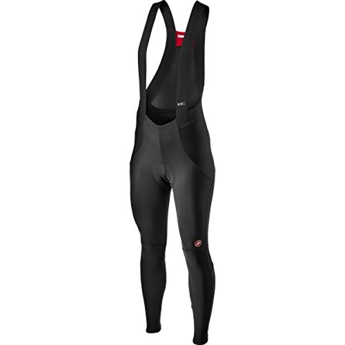 CASTELLI Women's Sorpasso Ros W Bibtights Leggings, Schwarz/Brilliant Pink, XS von CASTELLI