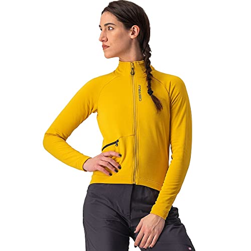 CASTELLI 4522539 UNLTD Trail W JRS Sweatshirt Women's Goldenrod/dunkelgrau M von CASTELLI