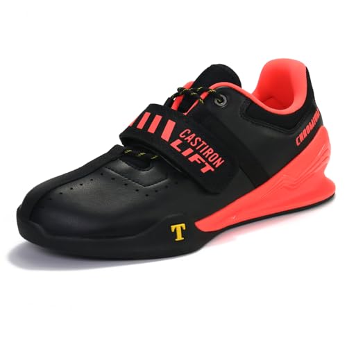 CASTIRON LIFT Gewichtheben Schuhe, Powerlifting Schuhe Gym Schuhe für Crossfit Lifting Schuhe, Gewichtheben Schuhe für Heavy Lifting Deadlifting Gewichtstraining, Squat Schuh für Männer Frauen von CASTIRON LIFT